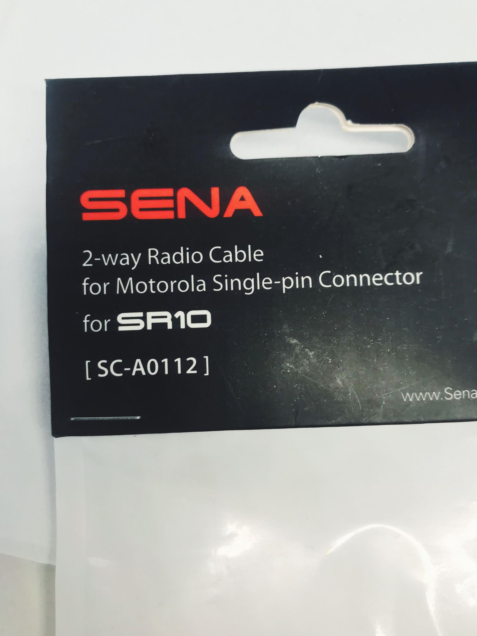 SENA SR10 two way radio cable connector (single pin) - NoiseGuard